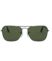 Ray-Ban Unisex 0RB3136 Caravan X 58mm Rectangle Sunglasses