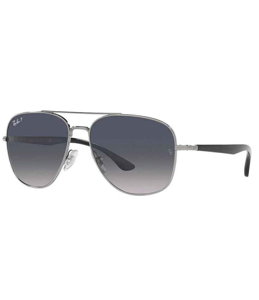 Ray-Ban Unisex 0RB3683 56mm Navigator Polarized Sunglasses