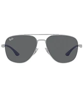 Ray-Ban Unisex 0RB3683 56mm Navigator Sunglasses