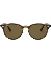 Ray-Ban Unisex 0RB4259 51mm Havana Round Sunglasses