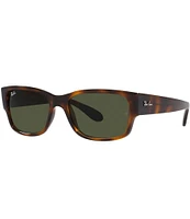 Ray-Ban Unisex 0RB4388 55mm Havana Rectangle Sunglasses