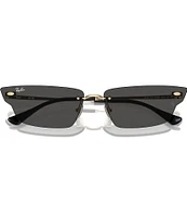 Ray-Ban Unisex Anh RB3731 63mm Irregular Sunglasses