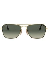 Ray-Ban Unisex Caravan RB3136 58mm Rectangle Sunglasses