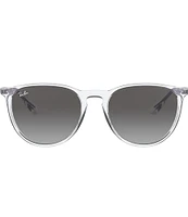 Ray-Ban Unisex Erika 54mm Transparent Round Sunglasses