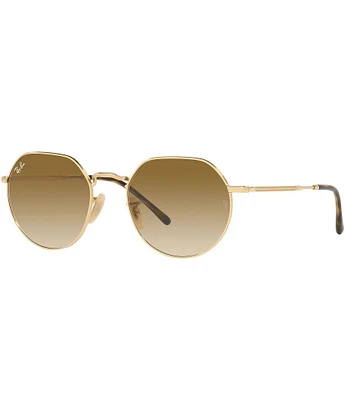 Ray-Ban Unisex Jack 51mm Havana Round Sunglasses