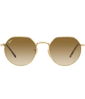 Ray-Ban Unisex Jack 51mm Havana Round Sunglasses