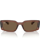 Ray-Ban Unisex Kiliane RB4395 54mm Transparent Rectangle Sunglasses