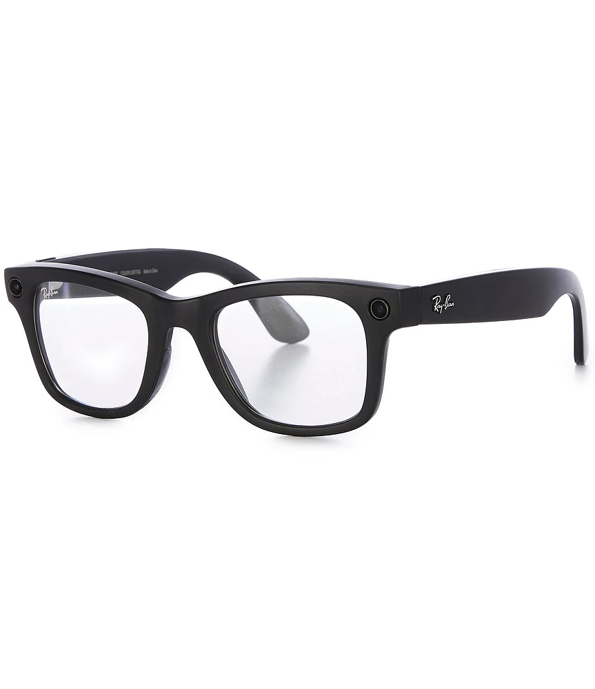 Ray-Ban Unisex Ray-Ban Meta Smart Glasses Wayfarer 50mm Polarized Sunglasses
