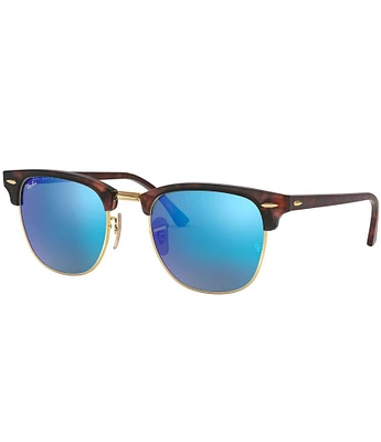 Ray-Ban Unisex RB3016 49mm Mirrored Sunglasses