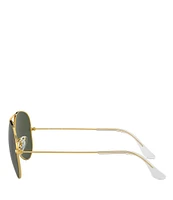 Ray-Ban Unisex RB3025 62mm Aviator Sunglasses