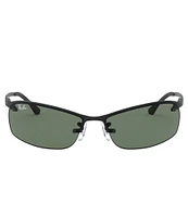 Ray-Ban Unisex RB3183 63mm Rectangle Sunglasses