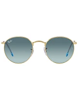 Ray-Ban Unisex RB3447 50mm Gold Frame Round Sunglasses