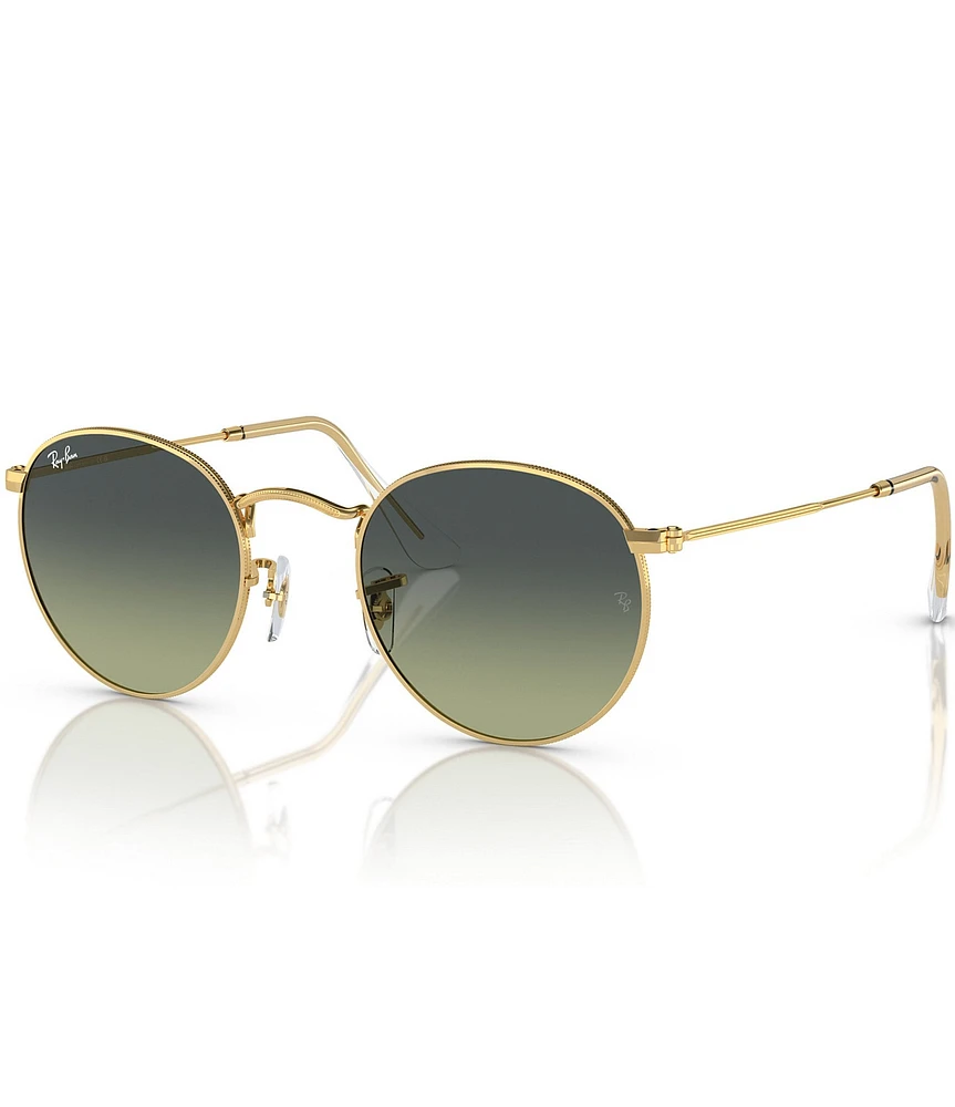 Ray-Ban Unisex RB3447 53mm Gold Frame Round Sunglasses