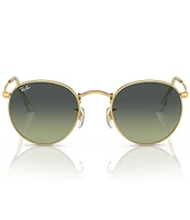 Ray-Ban Unisex RB3447 53mm Gold Frame Round Sunglasses