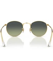 Ray-Ban Unisex RB3447 53mm Gold Frame Round Sunglasses