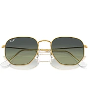 Ray-Ban Unisex RB3548 54mm Hexagonal Sunglasses