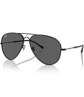 Ray-Ban Unisex RB3825 62mm Aviator Sunglasses