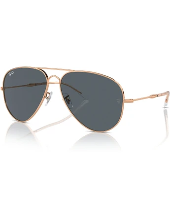 Ray-Ban Unisex RB3825 62mm Aviator Sunglasses