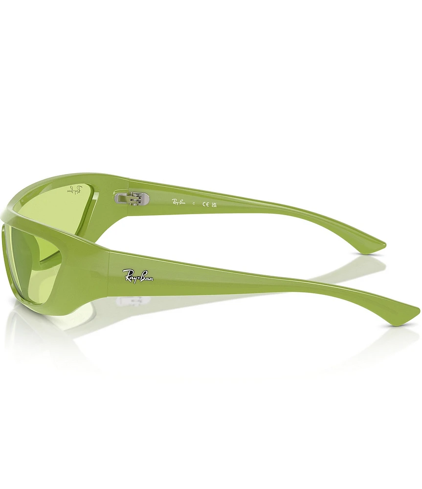 Ray-Ban Unisex Xan Bio-Based RB4431 34mm Statement Sunglasses