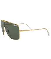 Ray-Ban Unisex Wings II Oversized Aviator Sunglasses