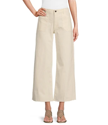 Reba Mcalester Wide-Leg Cropped Jeans