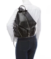 REBECCA MINKOFF Julian Silver Hardware Backpack