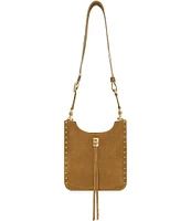 REBECCA MINKOFF Darren Mini Feed Xbd Suede Crossbody Bag