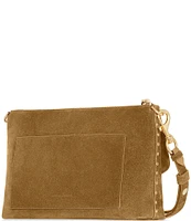 REBECCA MINKOFF Darren Suede Top Zip Shoulder Bag