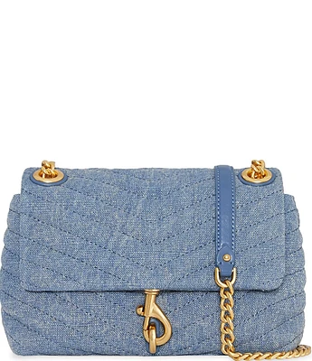 REBECCA MINKOFF Edie Denim Crossbody Bag