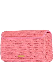 REBECCA MINKOFF Straw Envelope Clutch