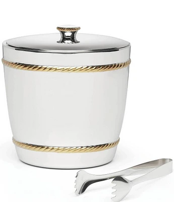 Reed & Barton Roseland Ice Bucket & Tongs