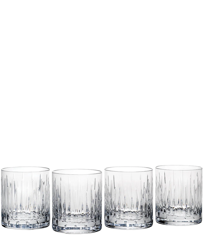 Reed & Barton Soho Crystal 4-Piece Double Old Fashioned Glass Set