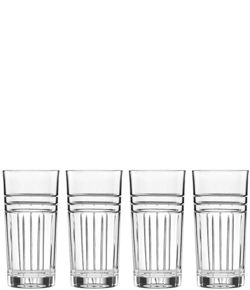 Reed & Barton Tempo Highball Glasses, Set of 4