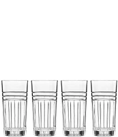 Reed & Barton Tempo Highball Glasses, Set of 4