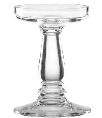 Reed & Barton Weston Glass Pillar Candle Holder