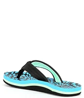 Reef Boys' Ahi Swell Checkers Flip-Flops (Youth)