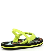 Reef Boys' Ahi Neon Palm Flip-Flops (Infant)