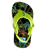 Reef Boys' Ahi Neon Palm Flip-Flops (Infant)