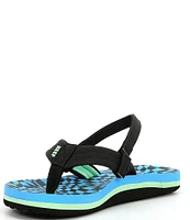 Reef Boys' Little Ahi Swell Checkers Flip-Flops (Toddler)