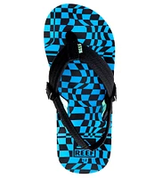 Reef Boys' Little Ahi Swell Checkers Flip-Flops (Toddler)