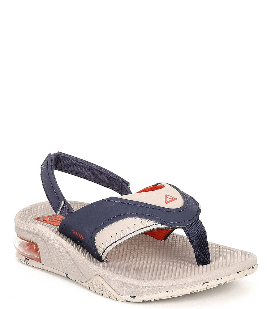 Reef Boys' Fanning Backstrap Flip-Flops (Infant)