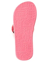 Reef Girls' Ahi Rainbows and Clouds Flip-Flops (Youth)