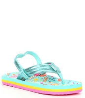 Reef Girls' Ahi Love Rainbow Flip-Flops (Infant)