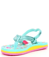 Reef Girls' Ahi Love Rainbow Flip-Flops (Infant)