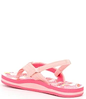 Reef Girls' Little Ahi Rainbows and Clouds Flip-Flops (Toddler)