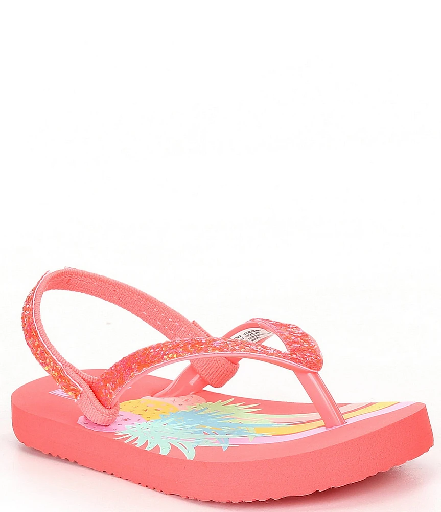 Reef Girls' Little Stargazer Print Flip-Flops (Toddler)