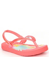 Reef Girls' Little Stargazer Print Flip-Flops (Toddler)