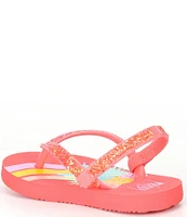 Reef Girls' Little Stargazer Print Flip-Flops (Toddler)