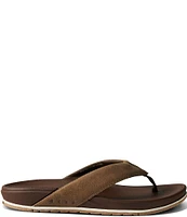 REEF Men's Cushion Bonzer Leaher Flip Flops