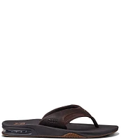 Reef Men's Leather Fanning Flip Flops